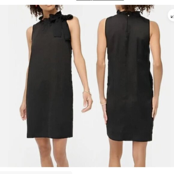 J. Crew Dresses & Skirts - J. Crew Ruffle-Neck Sleeveless Dress Size 10 NWT